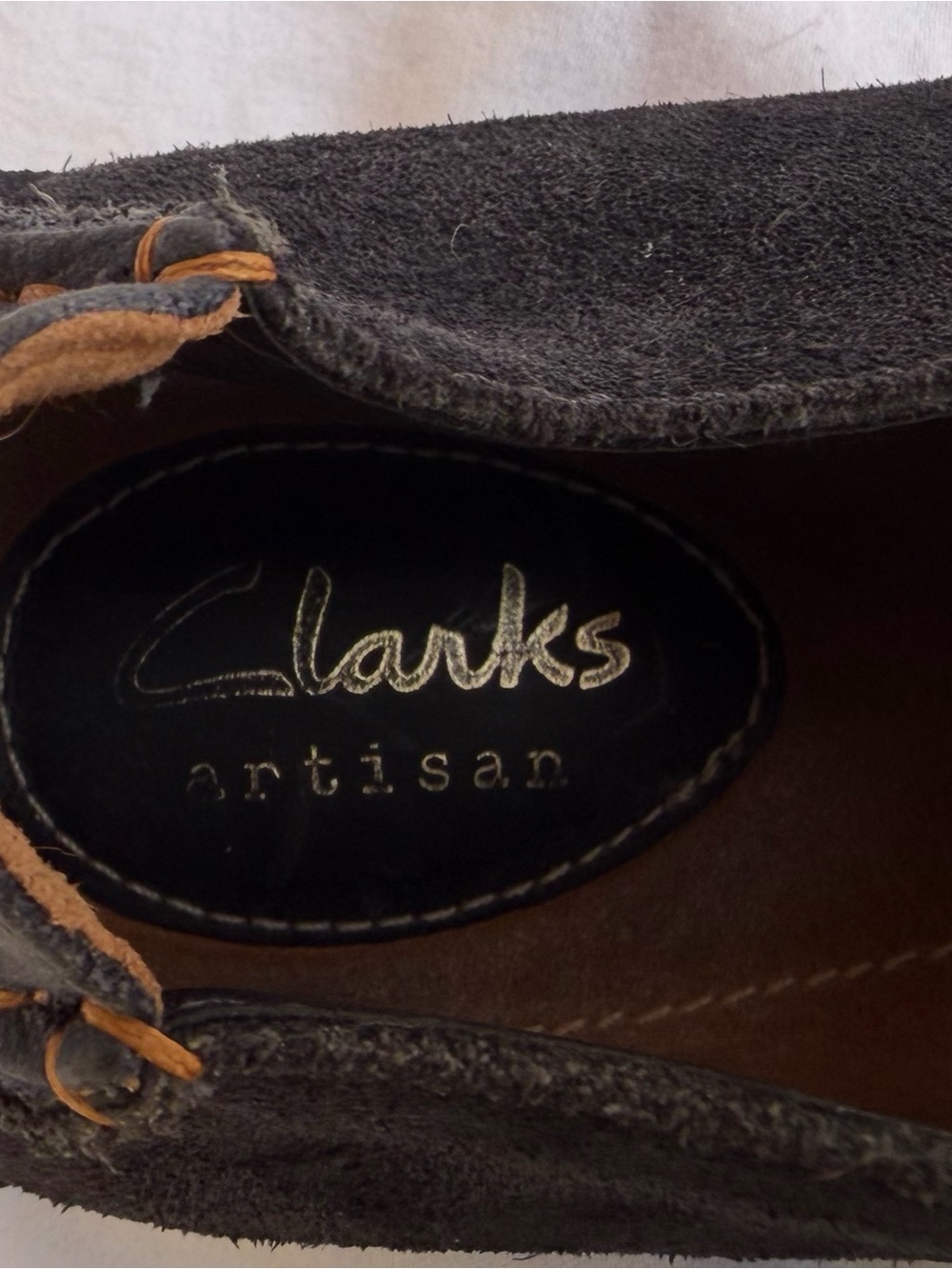 Clarks Artisan Janey Mae suede oxford dark blue Sz 10 comfort super soft great!! - Picture 4 of 6